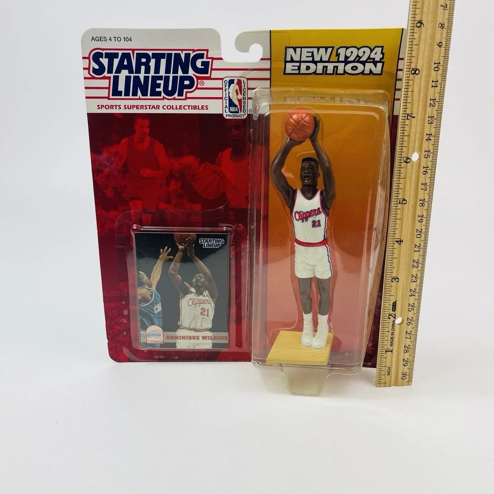 1994 Dominique Wilkins Starting Lineup Los Angeles Clipper NBA Basketball Figure